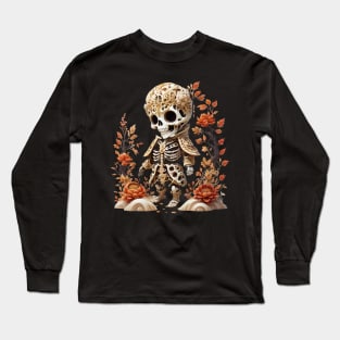 Cute Skeleton Long Sleeve T-Shirt